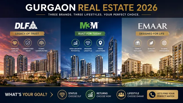 M3M, DLF or Emaar: Which Builder is Right for Your Budget and Lifestyle? (2026 Edition)