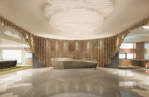 4S The Aurrum club lobby, artist's impression