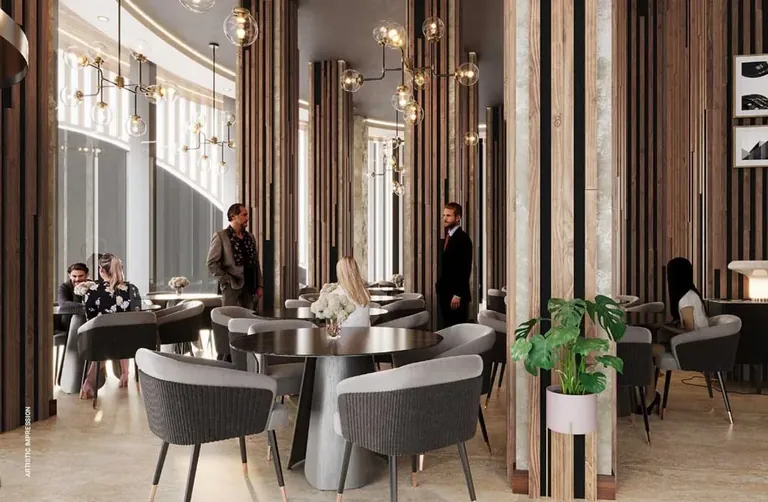 4S The Aurrum club restaurant, artist's impression