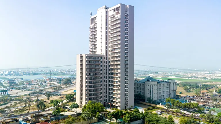 Adani M2K Oyster Grande Platinum Tower, the latest high-rise in the complex, photo