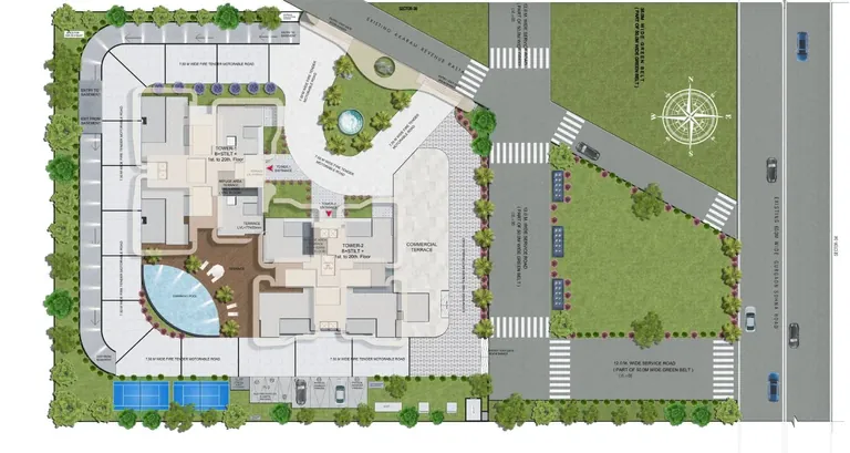Advik by ROF site plan from the builder