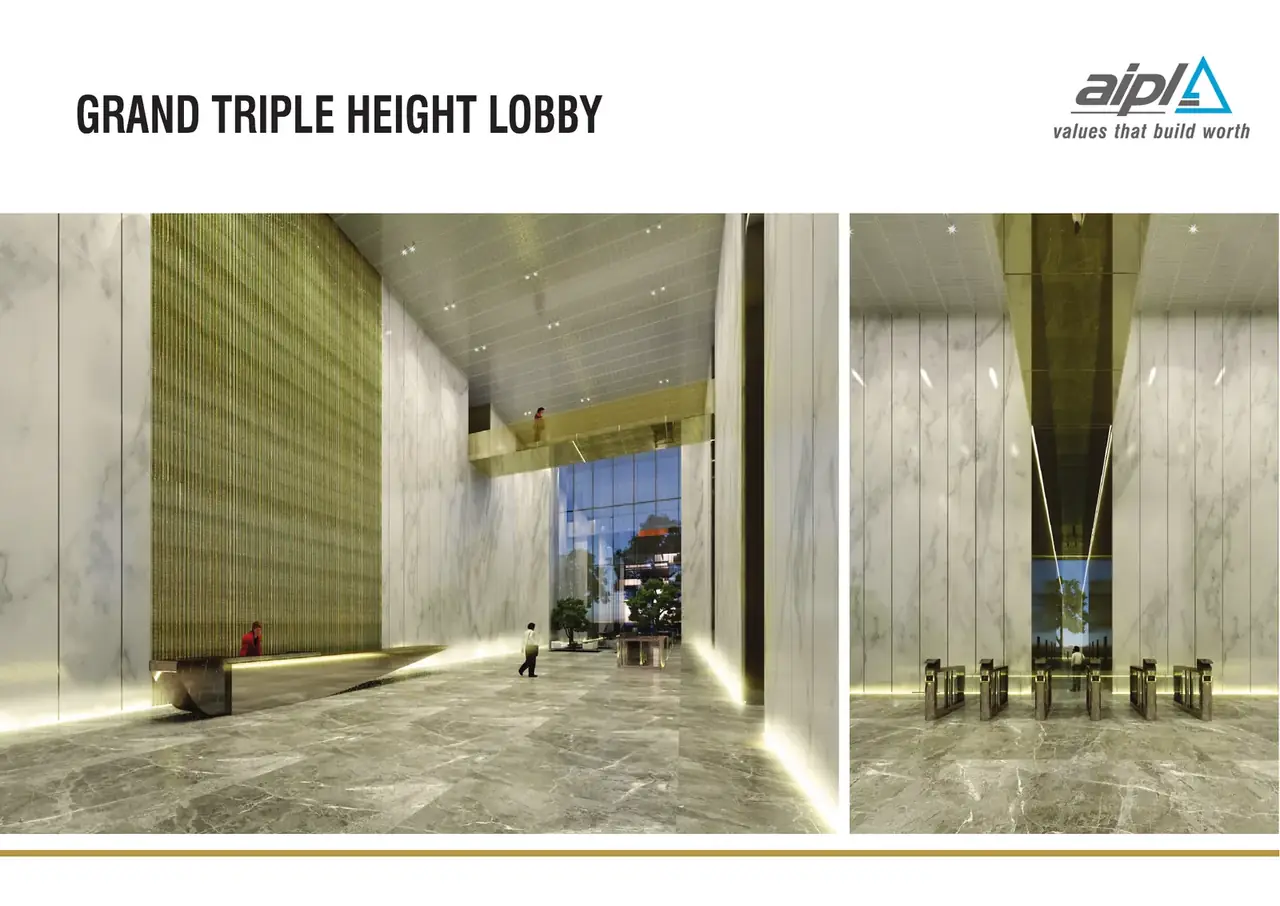 AIPL Autograph triple-height entrance lobby, artist's impression