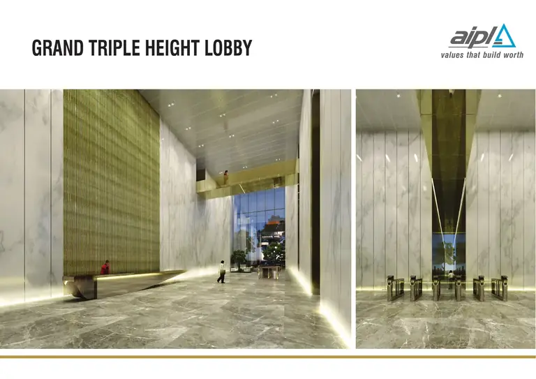 AIPL Autograph triple-height entrance lobby, artist's impression