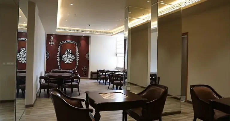 AIPL Zen Residences actual photo of the clubhouse card room