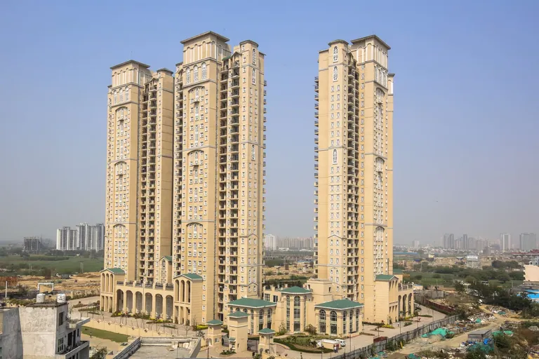 ATS Triumph completed towers with their Art Deco crowns, photo