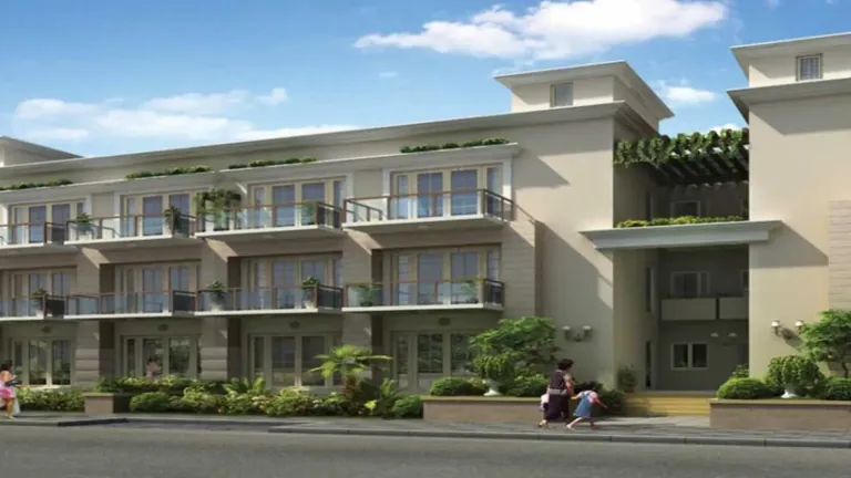 BPTP Astaire Gardens low-rise builder floors, front elevation, artist's impression