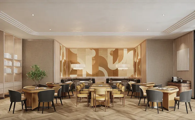 BPTP Gaia Residences at Amstoria games lounge for cards and board games, artist's impression