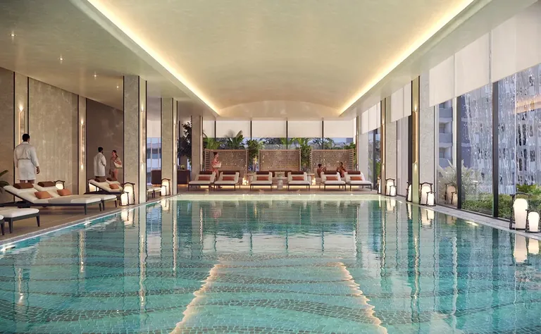 BPTP Gaia Residences at Amstoria indoor temperature-controlled pool, artist's impression