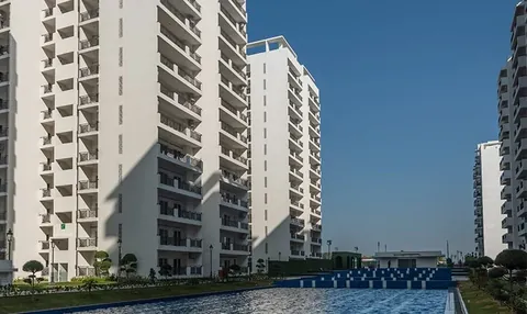 Central Park Aqua Front Towers Aqua Front towers beside the water channel