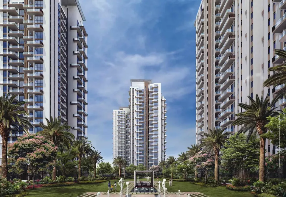 Conscient Heritage Max central landscaped avenue between the towers, artist's impression