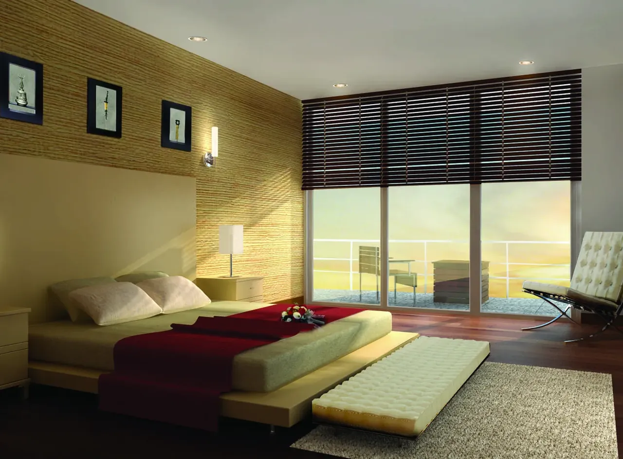 Conscient Heritage One bedroom with a balcony view, sample interior, artist's impression
