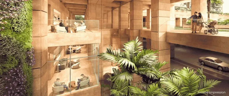 Conscient Hines Elevate planted atrium, artist's impression