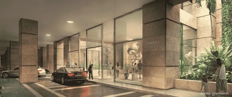 Conscient Hines Elevate covered drop-off, artist's impression