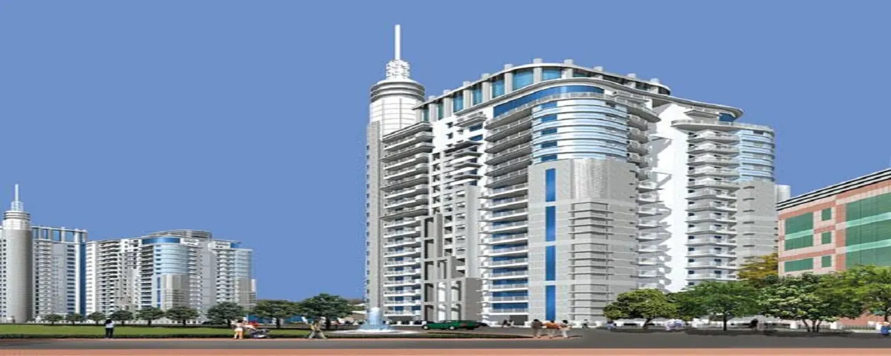 DLF The Pinnacle towers and spire, artist's impression