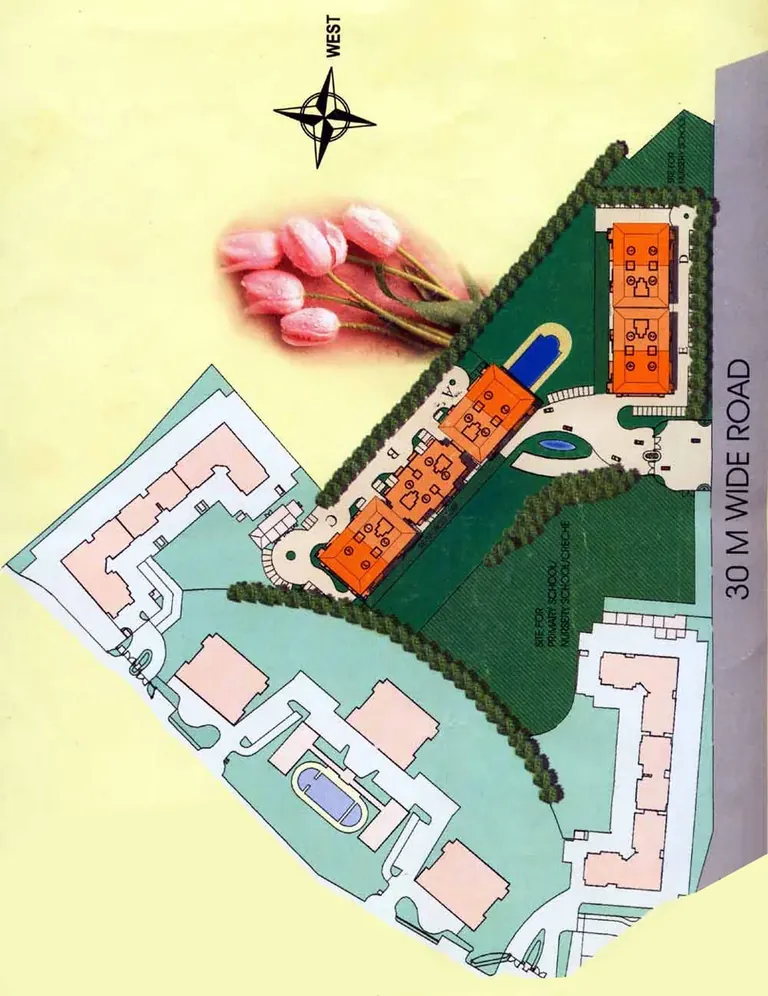 DLF Westend Heights site plan