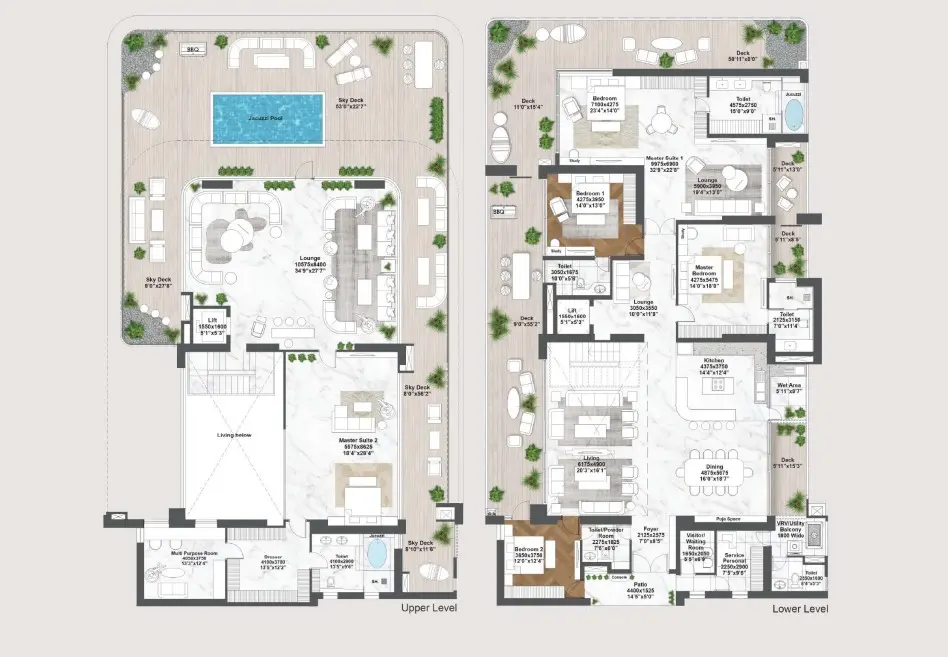 Elan The Emperor penthouse plan 1