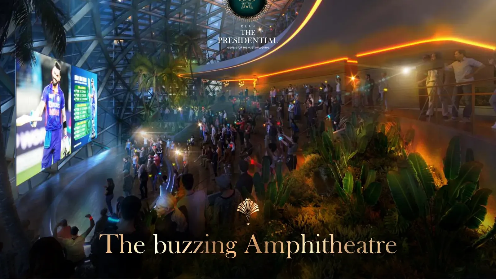 Elan The Presidential amphitheatre with large screen