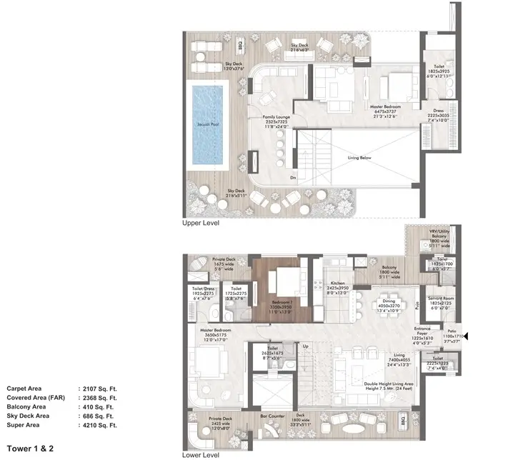Elan The Presidential penthouse plan 1