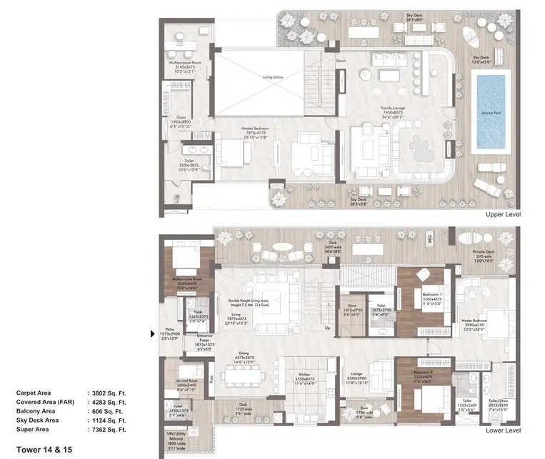 Elan The Presidential penthouse plan 1