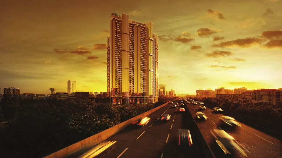 Elan The Statement golden-glass towers, Sector 49 Sohna Road Gurgaon