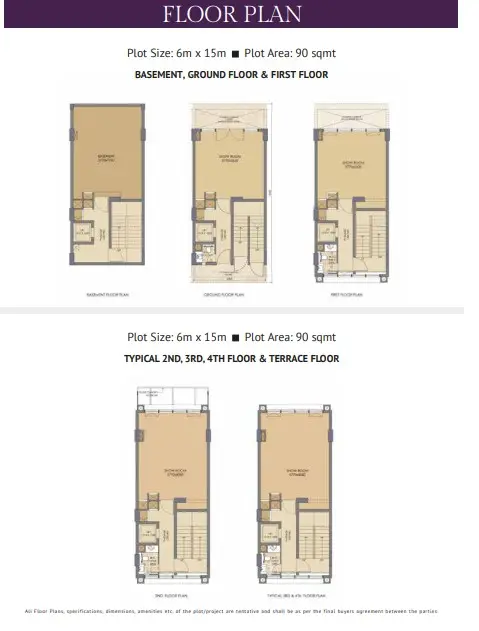 Emaar Business District 114 Sector 114 Gurgaon villa plan 1