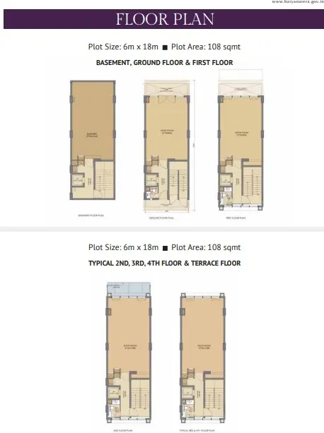 Emaar Business District 114 Sector 114 Gurgaon villa plan 1