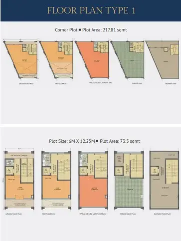 Emaar Business District 65 Sector 65 Gurgaon villa plan 1