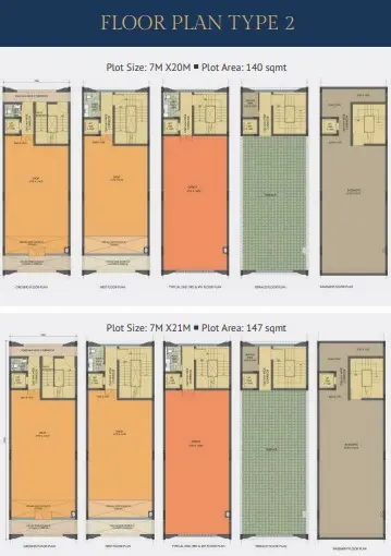 Emaar Business District 65 Sector 65 Gurgaon villa plan 1