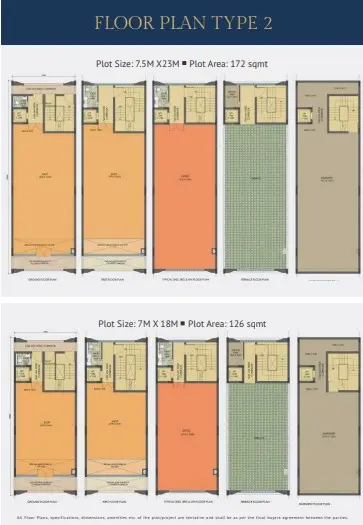 Emaar Business District 65 Sector 65 Gurgaon villa plan 1