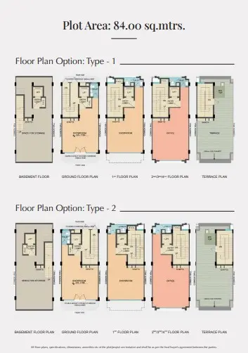Emaar Business District 89 NXT Sector 89 Gurgaon villa plan 1