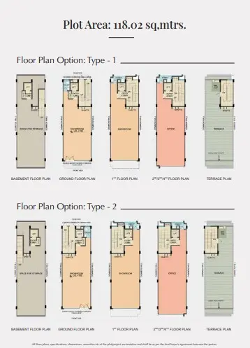 Emaar Business District 89 NXT Sector 89 Gurgaon villa plan 1