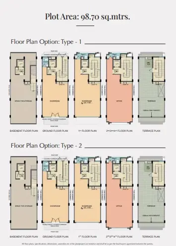 Emaar Business District 89 NXT Sector 89 Gurgaon villa plan 1