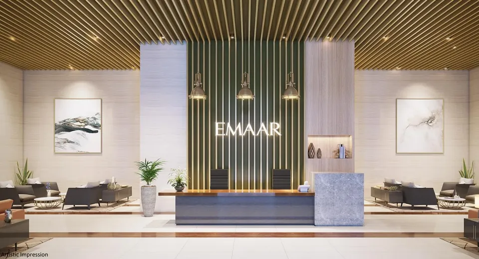 Emaar Digihomes entrance lobby, artist's impression
