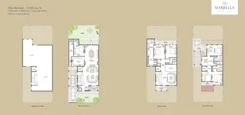 Emaar MGF Marbella Villas Villa Monada 5 BHK plan 1 of 5, 6,520 sq ft villa