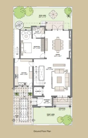Emaar MGF Marbella villa plan 4