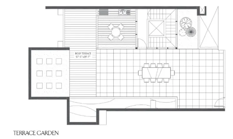 Emaar MGF The Palm Drive penthouse plan 1