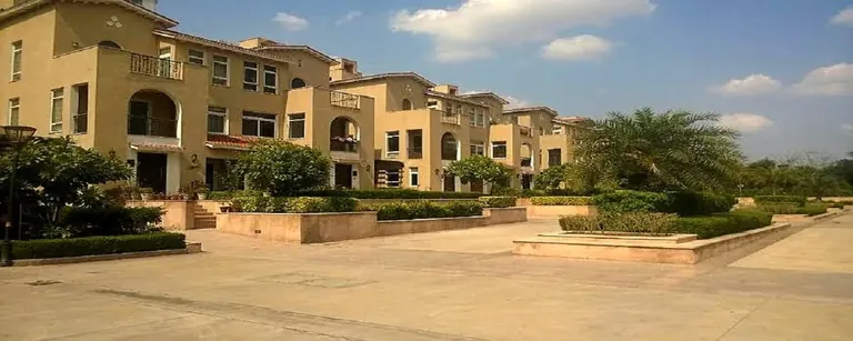Emaar The Palm Springs row of villas along the internal road