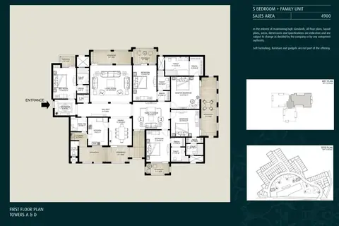 Emaar The Palm Springs apartment floor plan, 4,900 sq ft