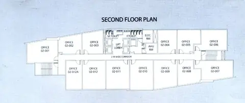 Emaar The Palm Square second floor plan with office suites