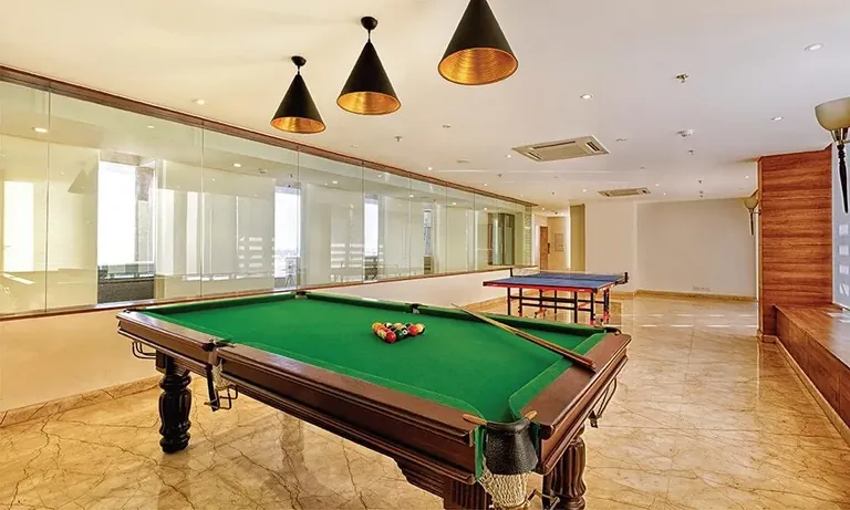Experion The Heartsong billiards and table tennis room, actual photo