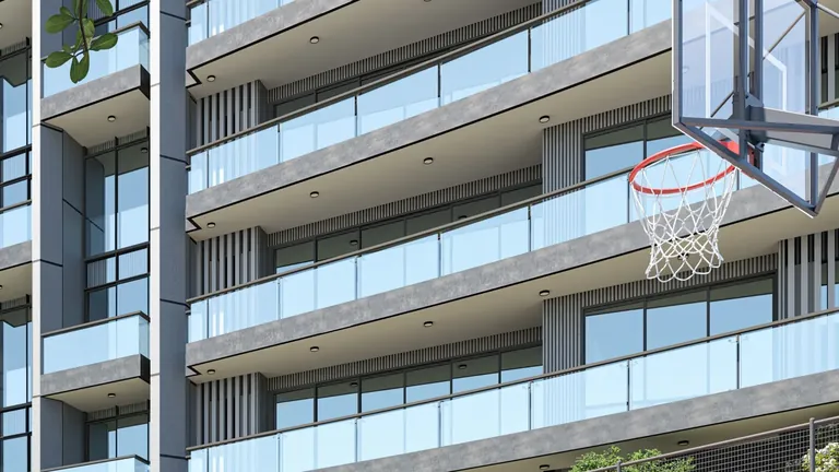 Experion The Trillion Sector 48 Gurgaon – Large Running Balconies and Basketball Court