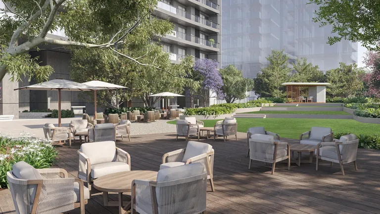 Experion The Trillion Sector 48 Gurgaon – Landscaped Garden Seating Deck