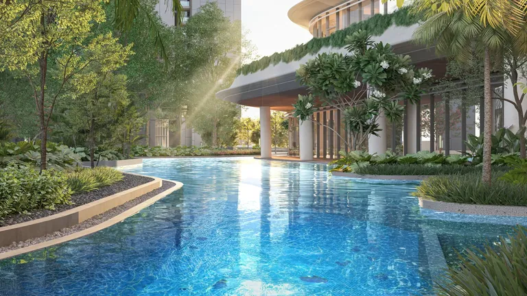 Experion The Trillion Sector 48 Gurgaon – Lake Forest Swimming Pool
