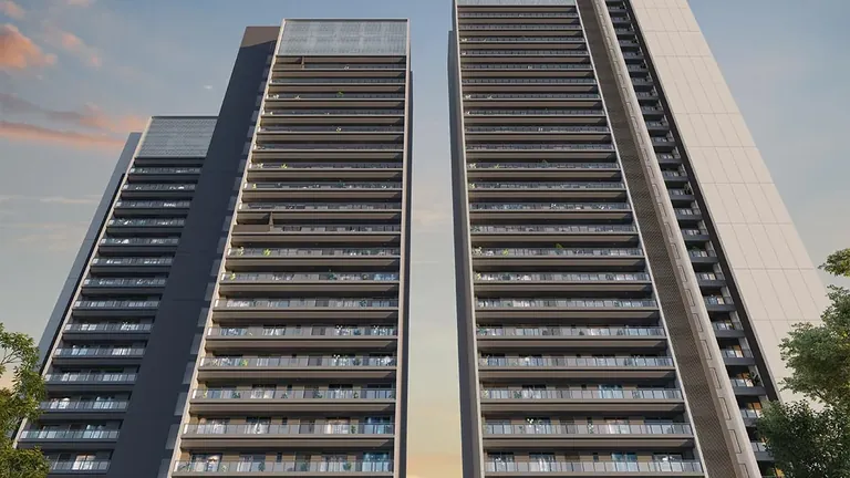 Godrej Astra tower facade and balconies