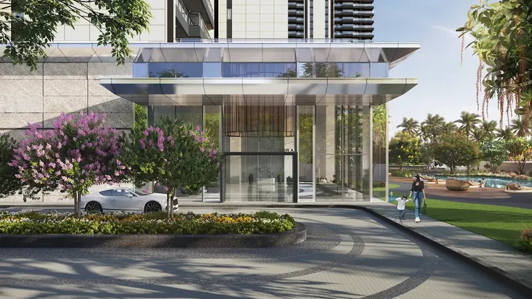 Godrej Miraya tower entrance