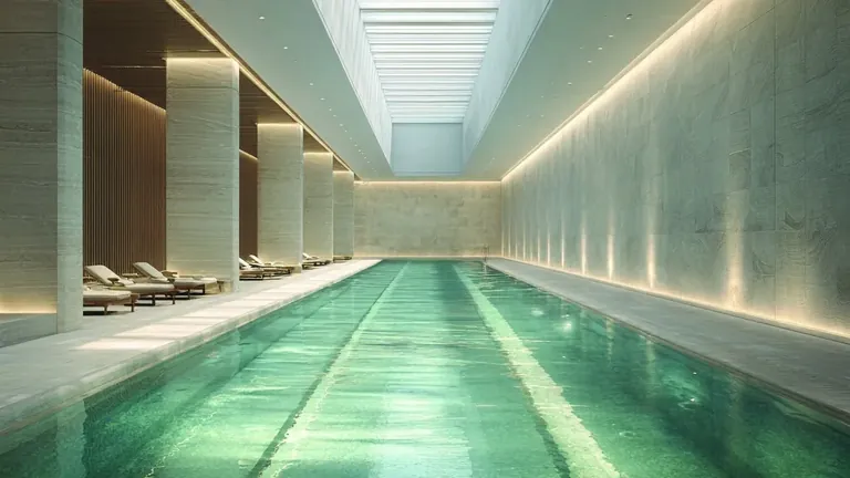 Godrej Samaris indoor temperature-controlled 25 m pool