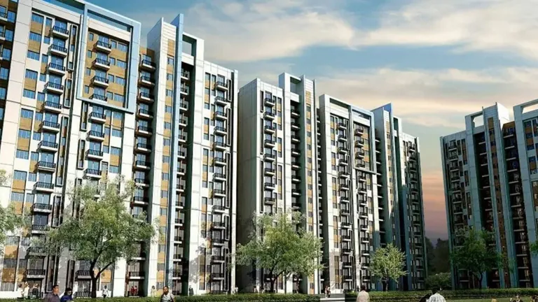 GPL Mint Towers residential towers in the GPL Eden Heights campus, artist's impression