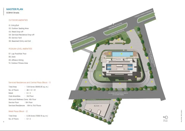 Sobha Strada master plan