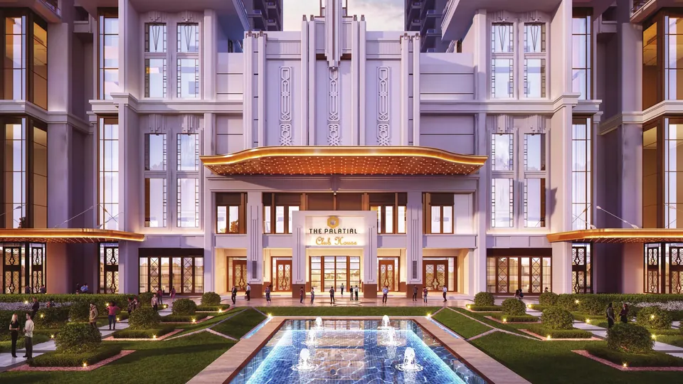 Hero The Palatial grand portal entrance and water feature