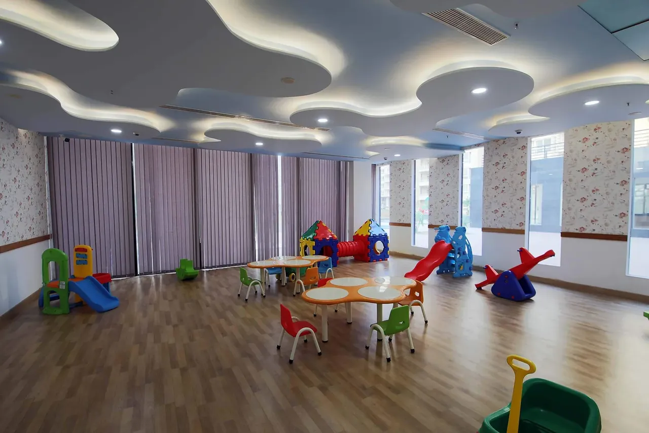 Indiabulls Enigma indoor kids' play room in the clubhouse, photo